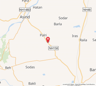Map of Sareri, Rajasthan