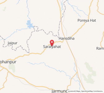 Map of Sareya, Jharkhand