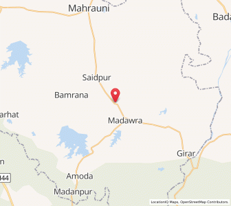 Map of Sarhumar, Uttar Pradesh