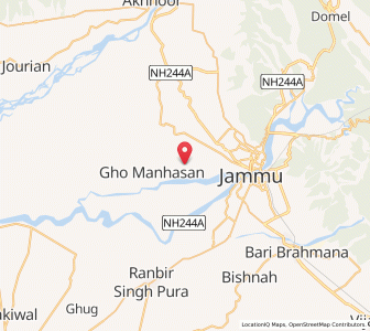 Map of Sari Rakwalan, Kashmir