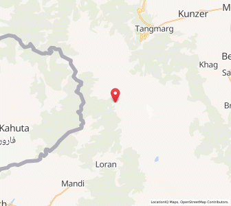Map of Sarian, Kashmir