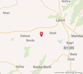 Map of Sarima, Rajasthan
