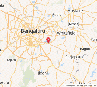 Map of Sarjapur Road Signal, Karnataka