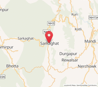 Map of Sarka Ghat, Himachal Pradesh