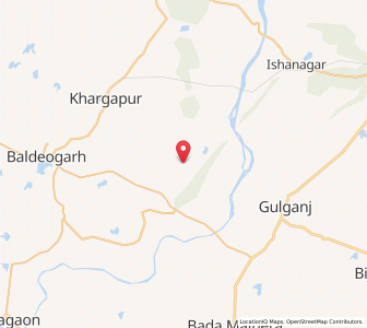 Map of Sarkai, Madhya Pradesh