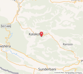 Map of Saroh, Kashmir