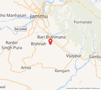 Map of Saror, Kashmir