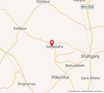Map of Sarpataha, Uttar Pradesh