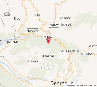 Map of Sartall, Uttarakhand