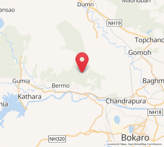 Map of Sarubera, Jharkhand