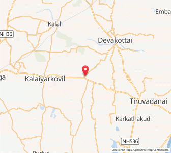 Map of Sarugani, Tamil Nadu