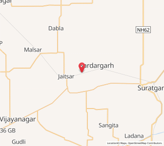 Map of Sarupsar, Rajasthan