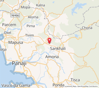 Map of Sarvona, Goa