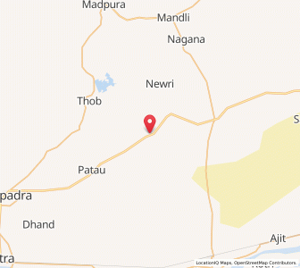 Map of Sarwari Purohitan, Rajasthan