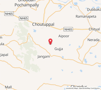 Map of Sarwel, Andhra Pradesh