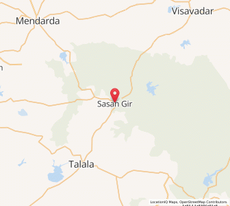 Map of Sasa, Gujarat