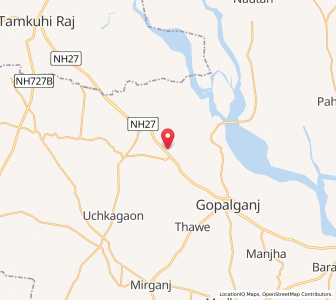 Map of Sasamusa, Bihar