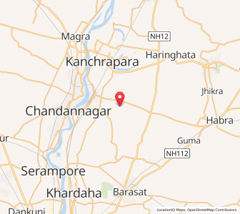 Map of Sasipur, West Bengal