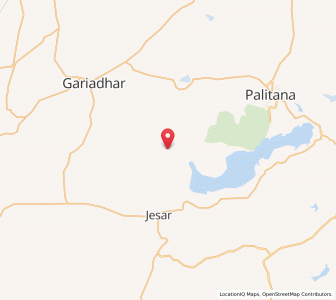 Map of Satapura, Gujarat