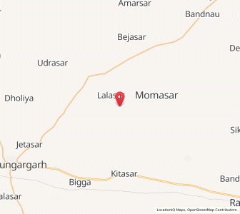Map of Satasar, Rajasthan