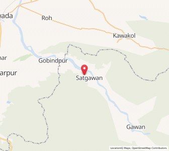 Map of Satgawan, Jharkhand