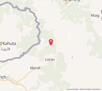 Map of Satharban, Kashmir