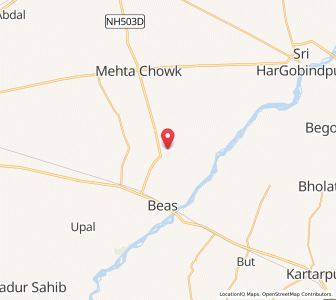 Map of Sathiala, Punjab