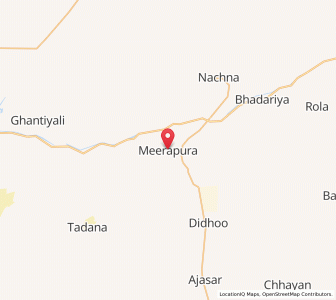 Map of Satiaya, Rajasthan