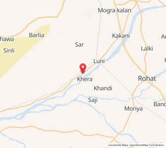 Map of Satlana, Rajasthan