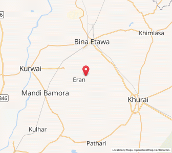 Map of Satoriya, Madhya Pradesh