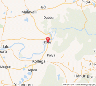 Map of Sattegalam, Karnataka