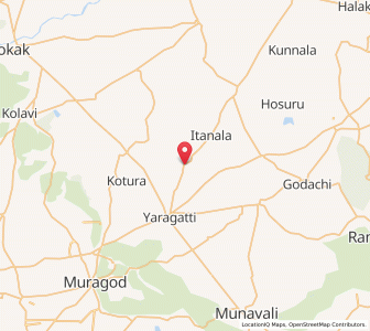 Map of Sattigeri, Karnataka
