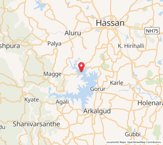 Map of Sattihalli, Karnataka