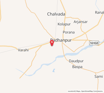 Map of Satun, Gujarat