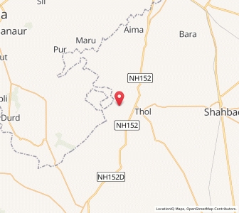 Map of Saunta, Haryana