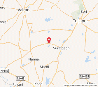 Map of Savargaom, Maharashtra