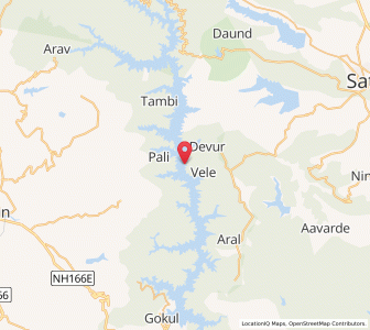 Map of Savrat, Maharashtra