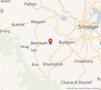 Map of Sayahama, Kashmir