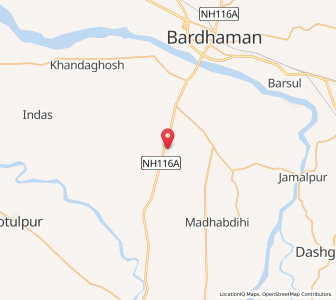 Map of Sehara, West Bengal