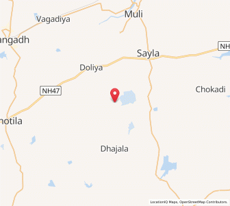 Map of Sejakpur, Gujarat