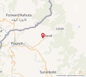 Map of Sekhlu, Kashmir