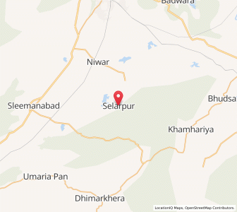 Map of Selarpur, Madhya Pradesh