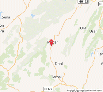Map of Semad, Rajasthan