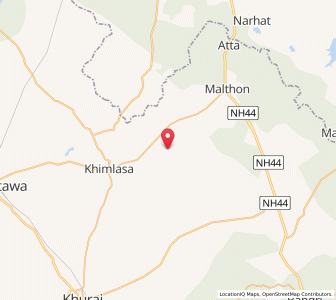Map of Semaralodhi, Madhya Pradesh