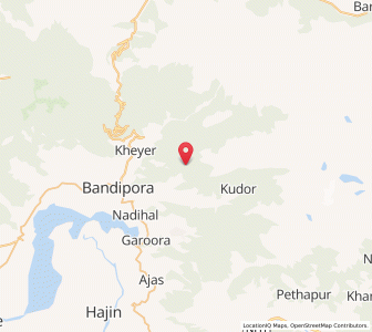 Map of Semathan, Kashmir