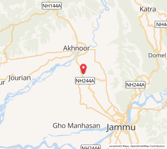 Map of Sembliwala, Kashmir