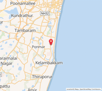 Map of Semmencherry, Tamil Nadu