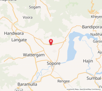 Map of Sempur, Kashmir