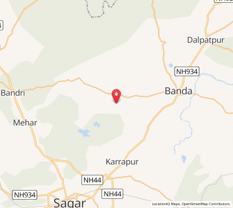 Map of Semradant, Madhya Pradesh