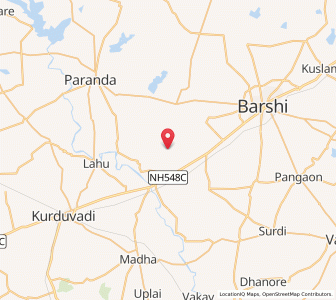 Map of Sendri, Maharashtra